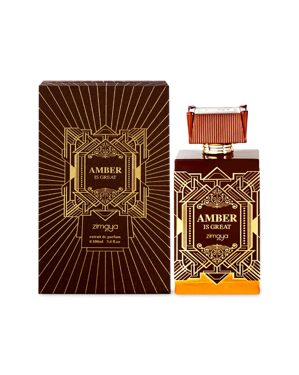 Perfume -  AMBER IS GREAT by Zimaya - Unissexo 100ml