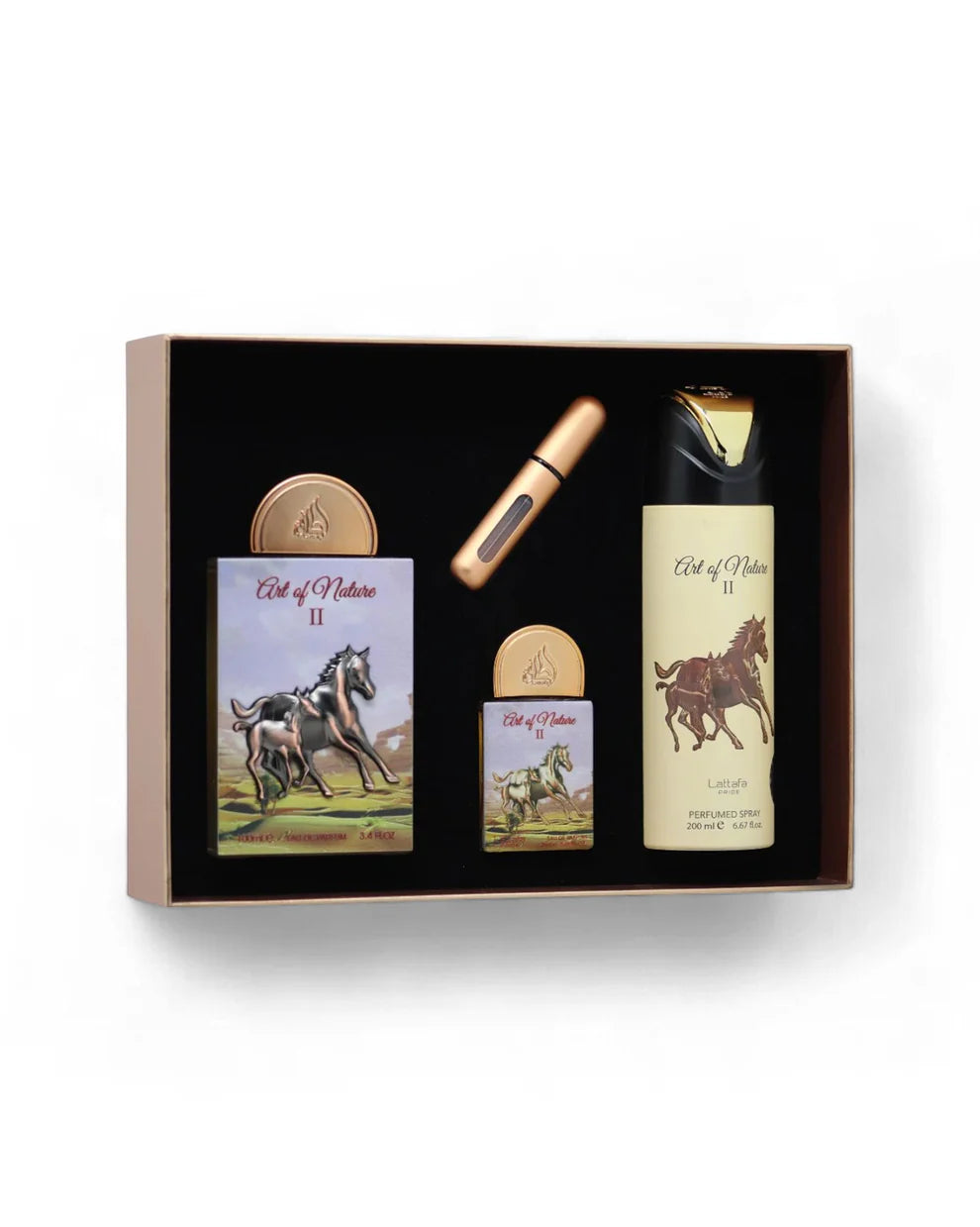 Conjunto Perfume + Miniatura + Desodorizante - ART OF NATURE 2 by Lattafa