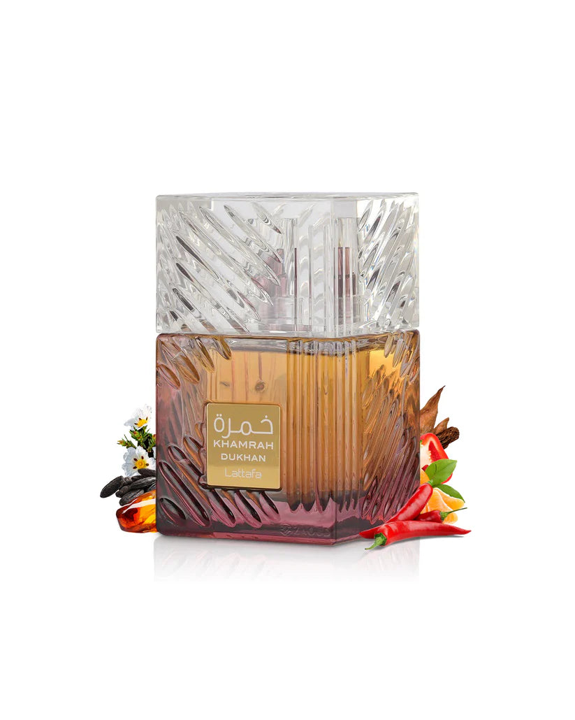 Perfume - KHAMRAH DUKHAN by Lattafa - Unissexo 100ml