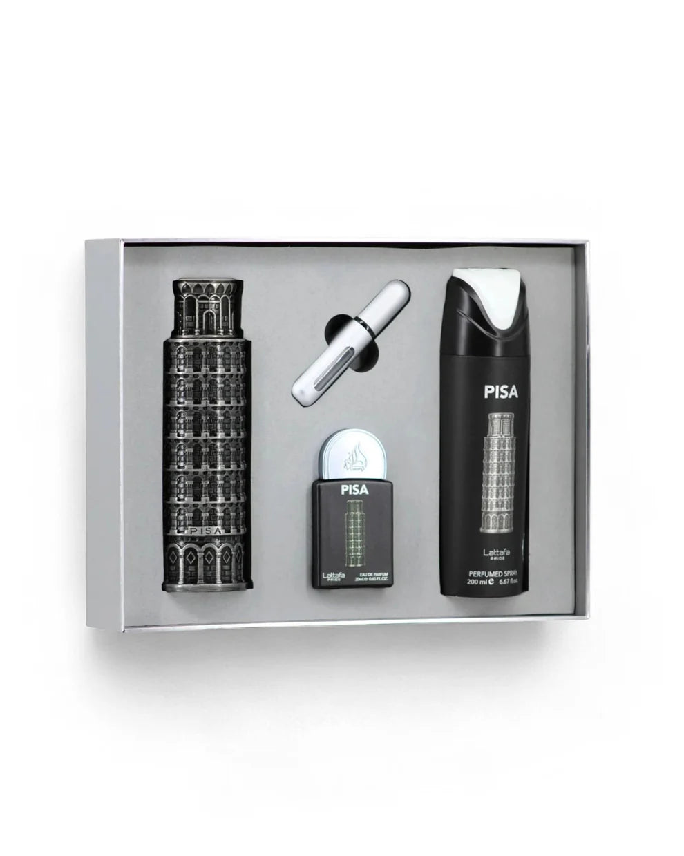 Conjunto Perfume + Miniatura + Desodorizante - PISA by Lattafa