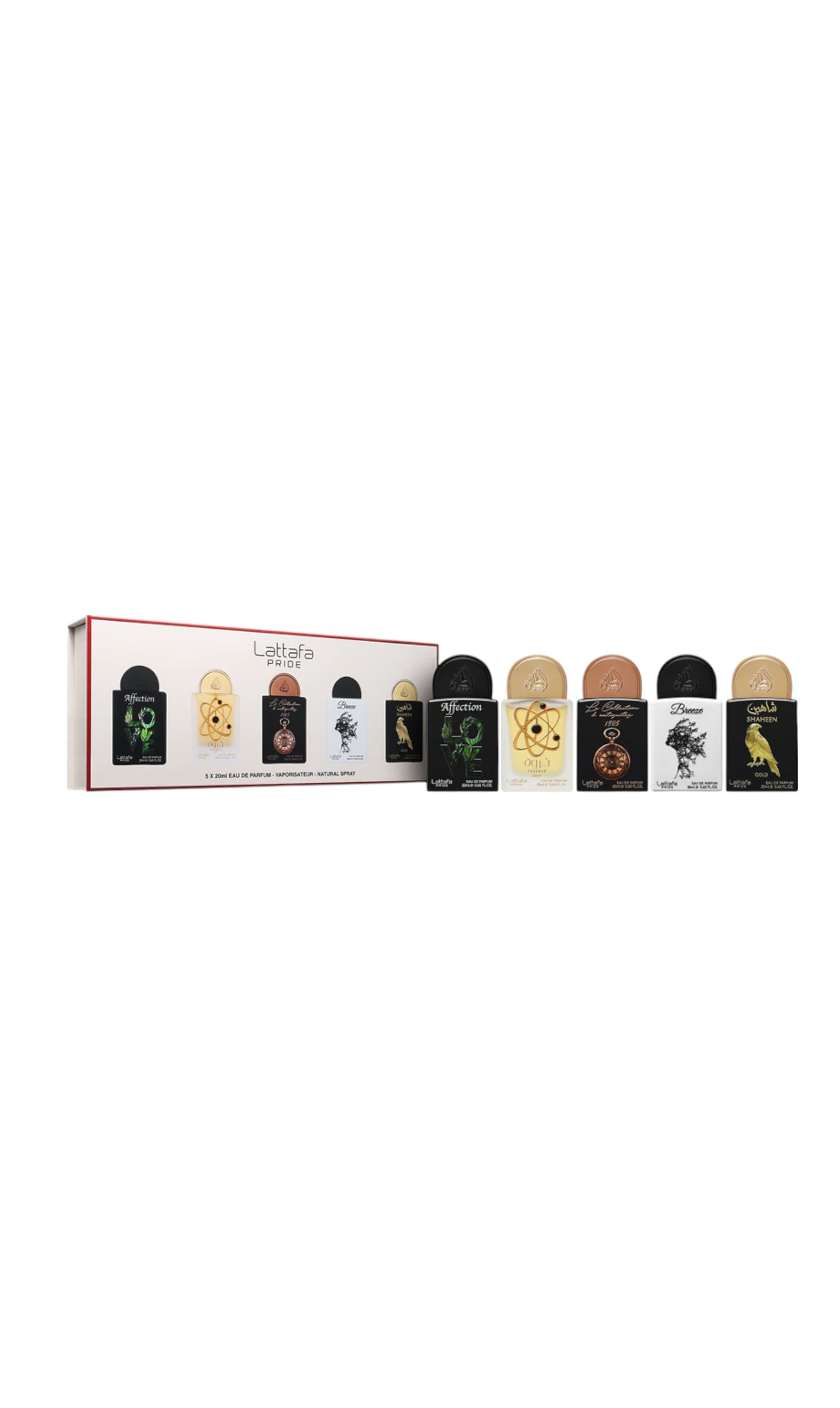 Conjunto 5X20 ml - Lattafa Pride Giftset Collection No.1 by Lattafa